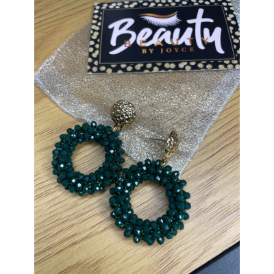 Oorbellen green
