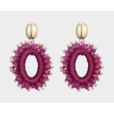 Oorbellen fuchsia